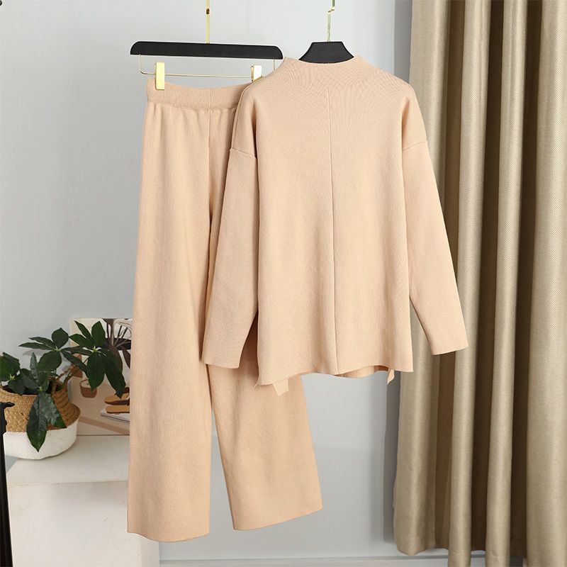 2pcs apricot suit