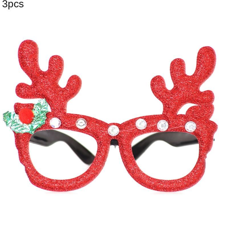 3pcs Red antlers