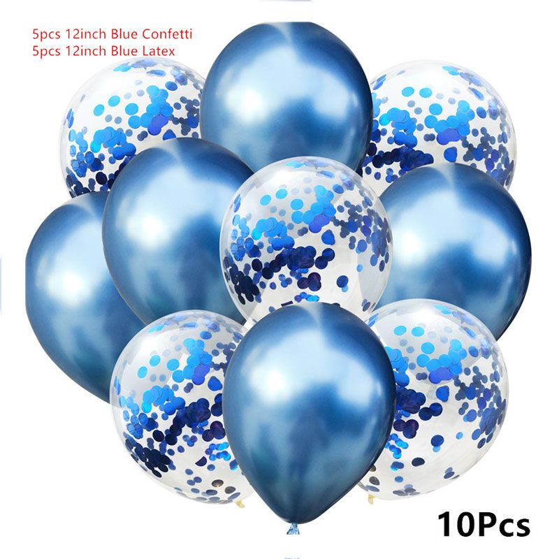 10pcs Blue Metal C