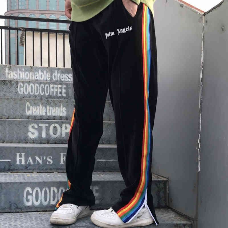 Regenbogenhose schwarz