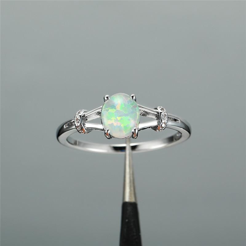 Silver White Opal