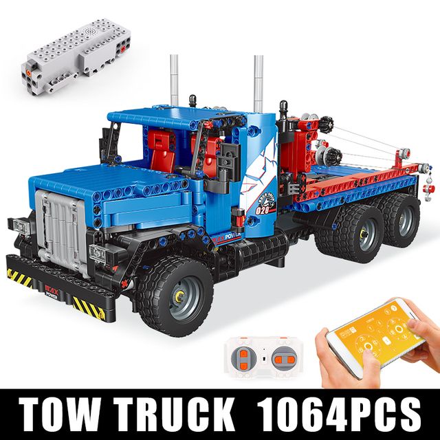 Blue Tow Truck