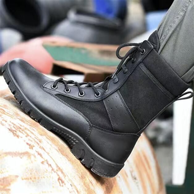 nuevo paladio pallabrouse alto ejército botas militares tobillo hombres botas lienzo verde negro zapatillas rojas