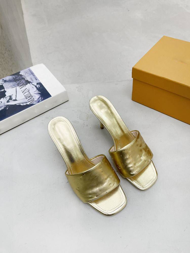 Designer Laines London Slippers REVIVAL MULE High Heel Shoes