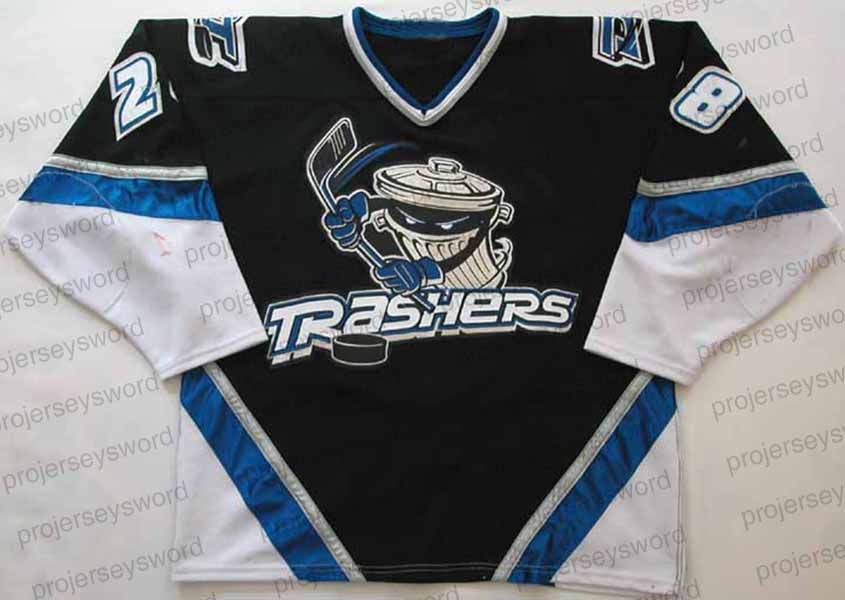 Brad Wingfield Signed Danbury Trashers Black Game Model Jersey