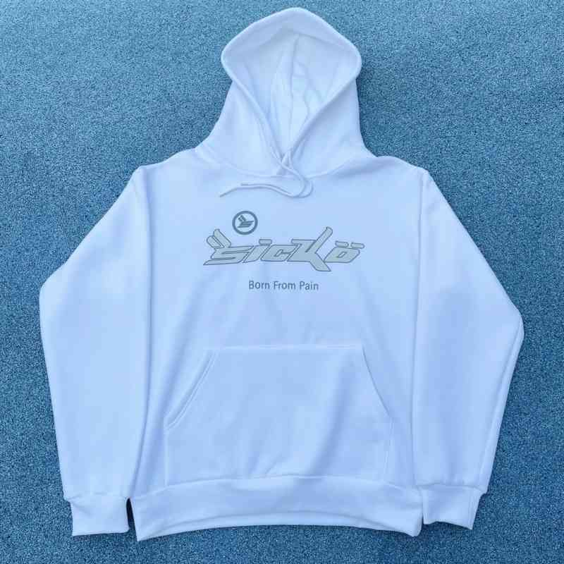 White Grey (S1ck0 Hoodie)