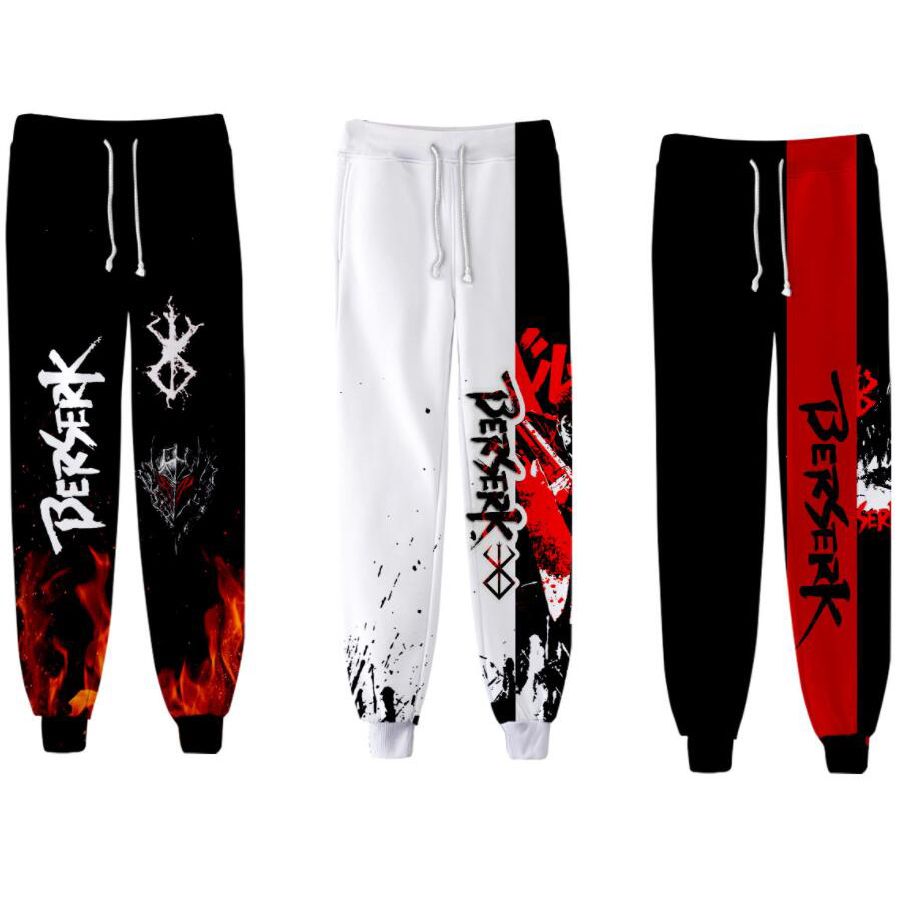 Anime Berserk Guts Sweat Pants 3D 