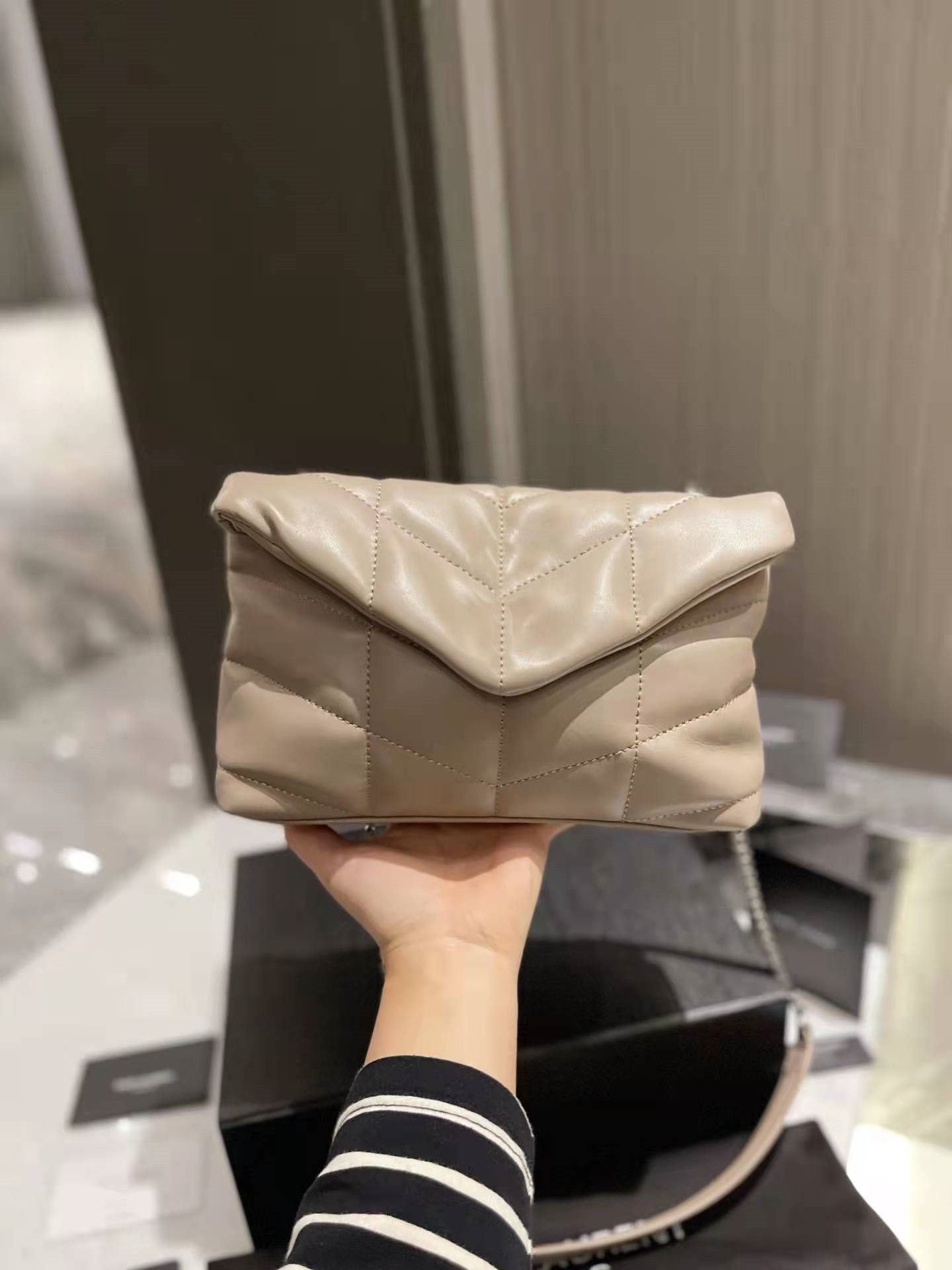 beige silverkedja 25 cm