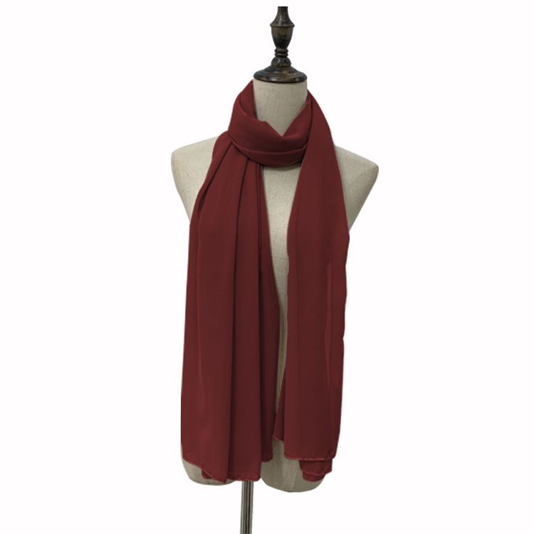 Scarf Wine Red