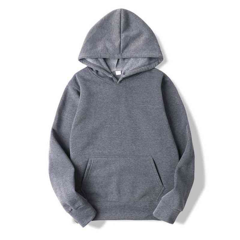 dunkelgrauer Hoodie