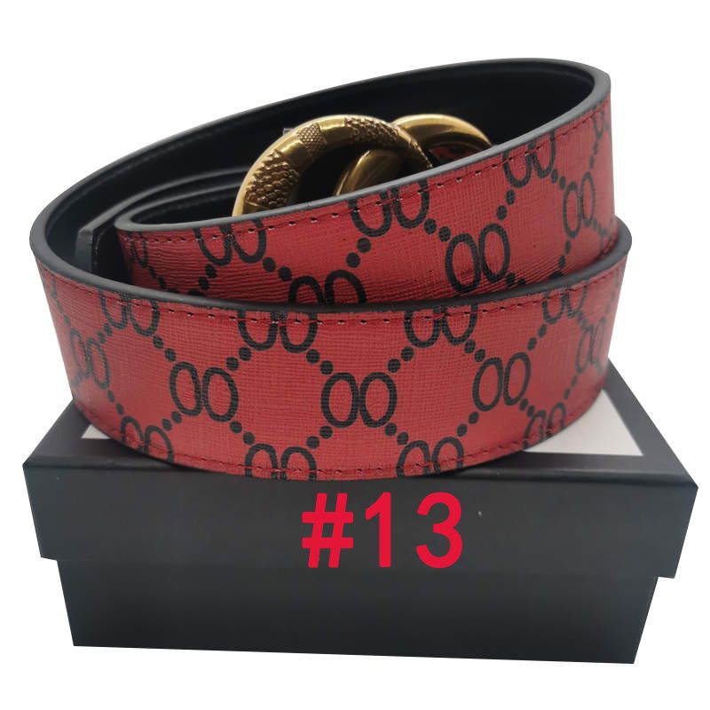 #13 Bronze Snake Buckle + Red Belt