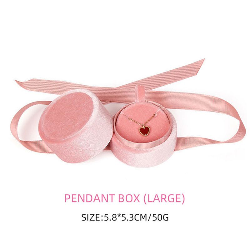 pendente scatola rosa