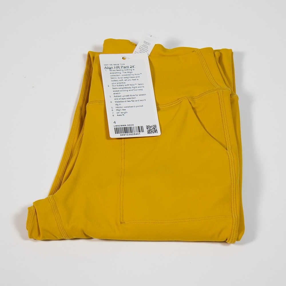 Pantaloni di allineamento giallo