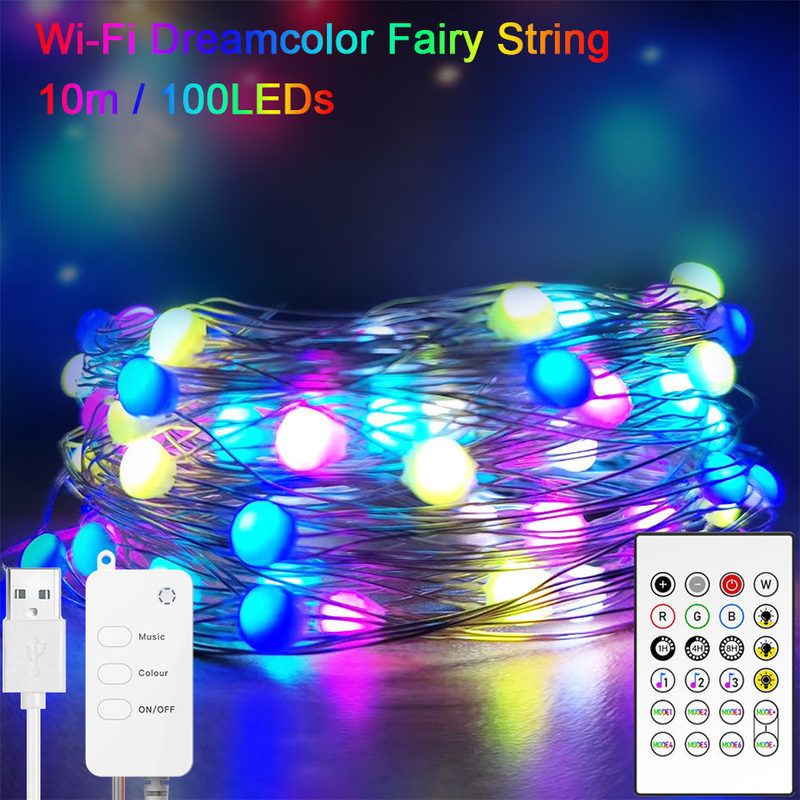 WiFi 10m 100LEDS.