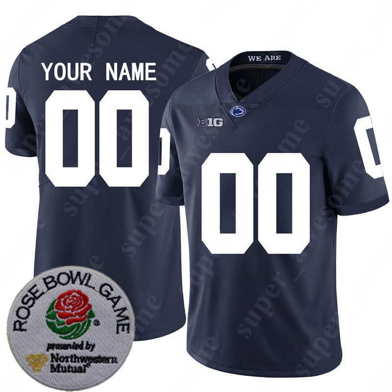 Navy Rose Bowl Patch