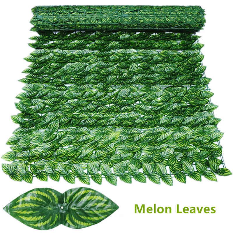 メロンの葉-1 x 1メートル