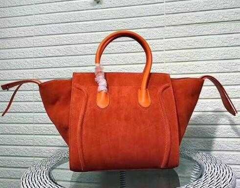 Classic Ladies Trapeze Tote Crocodile Bags Grain Suede Real 
