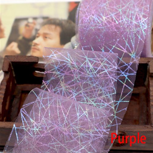 Purple-6 centímetros x 25yards