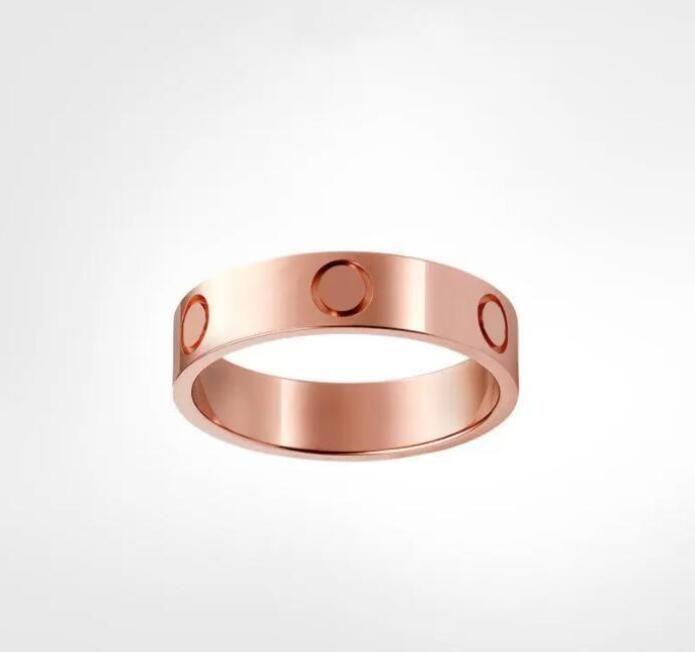 4mm Rose Gold No Diamond