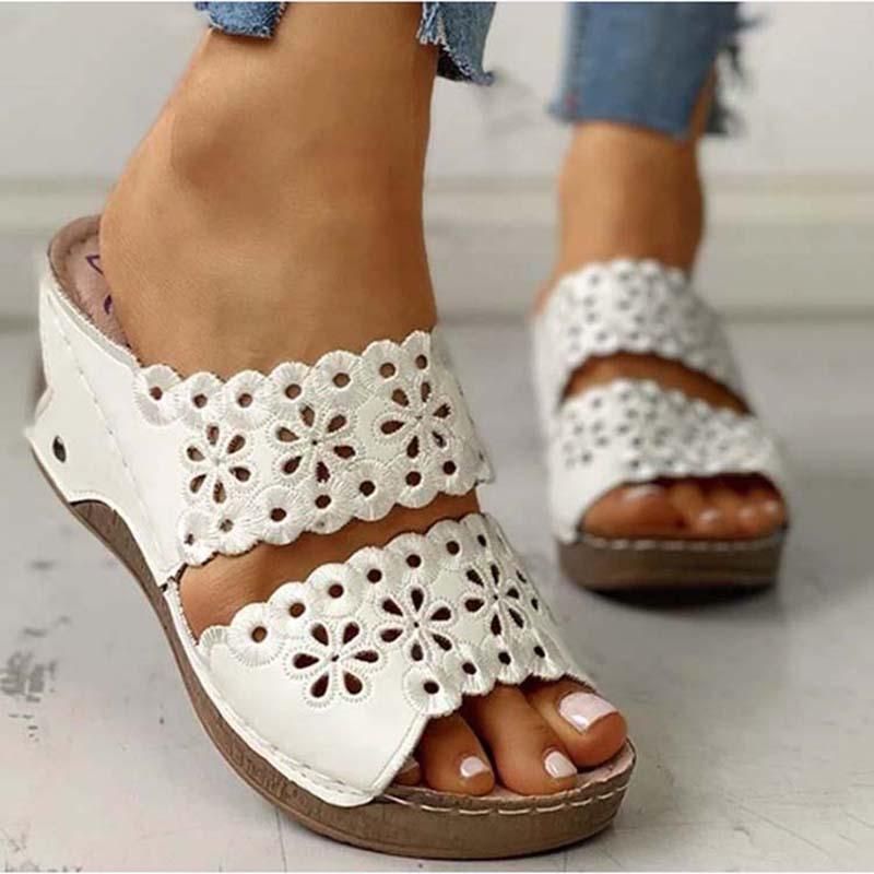 Sandalias blancas