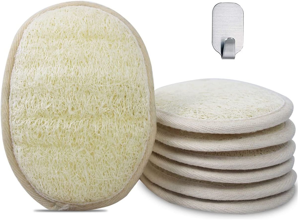 Almofadas de esponja de loofah