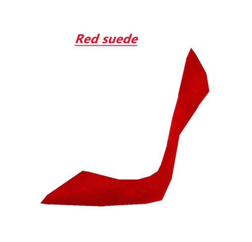 Rood suede