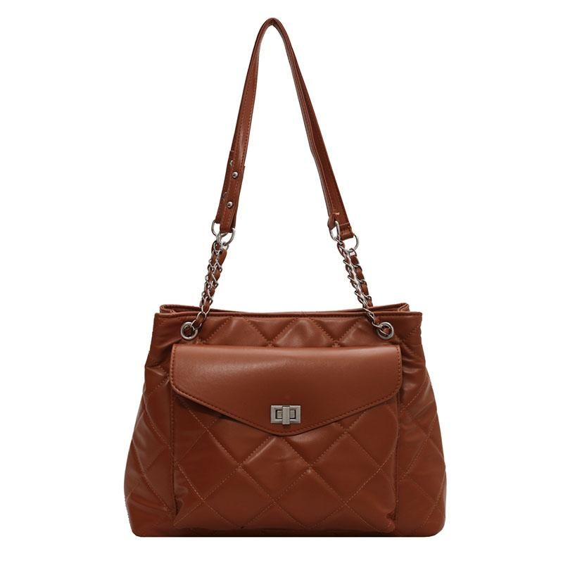 Brown shoulder bag