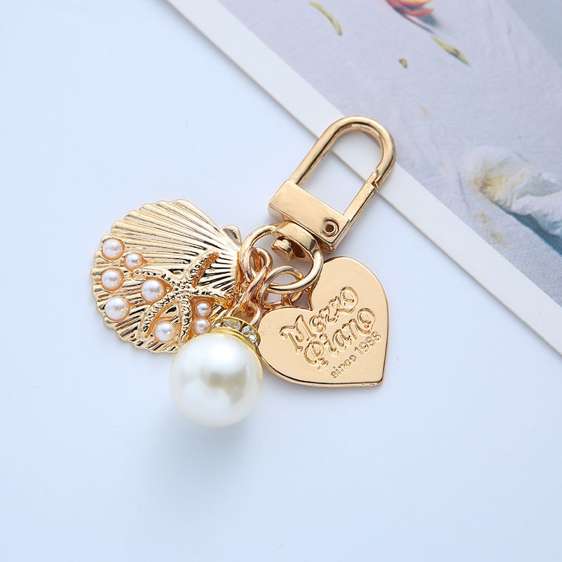 Gold Shell Keychains
