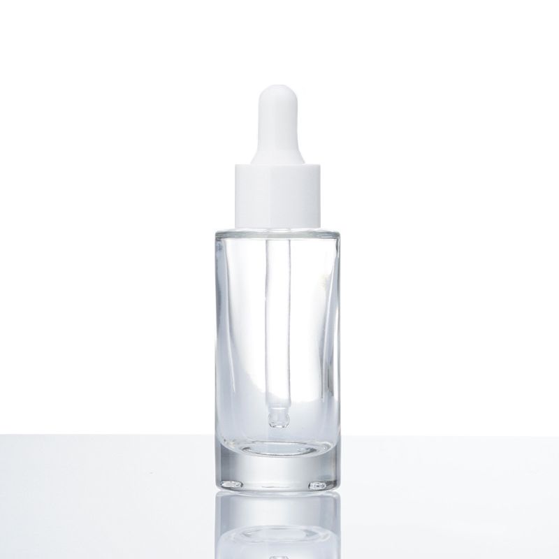 Clear Bottle + White Cap