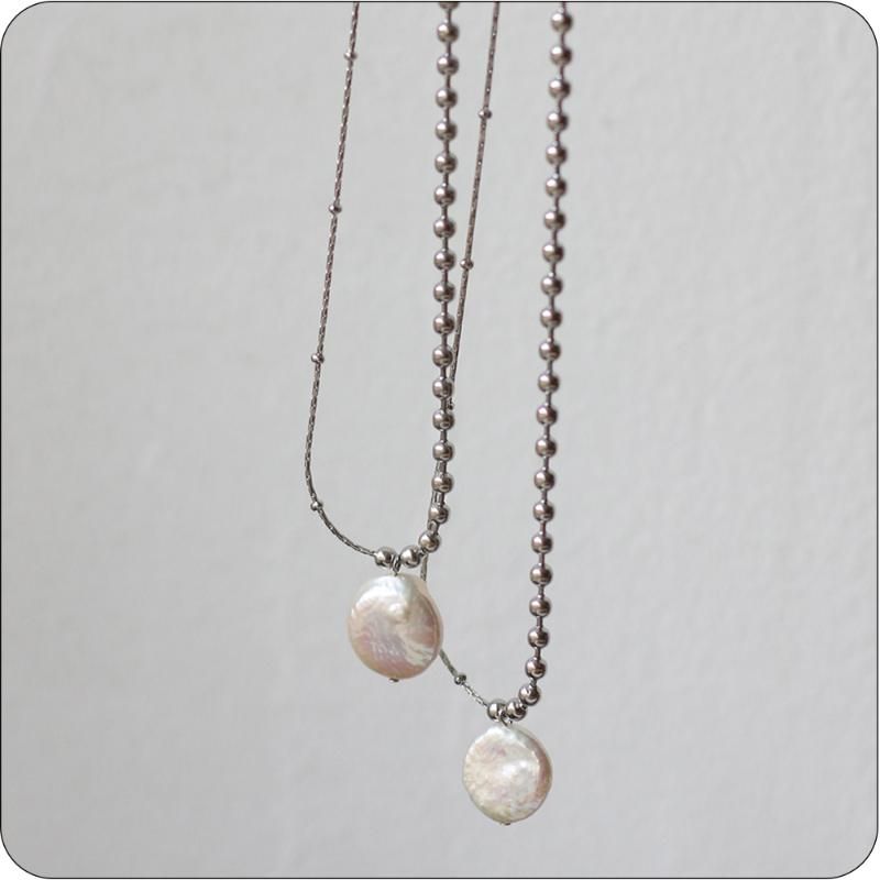 Colliers pendentifs à la mode en perles d'eau douce naturelles pour femmes et filles, perles asymétriques papuleuses, styles ins, étanches_voghion.com