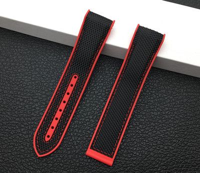 20mm Blk red edge