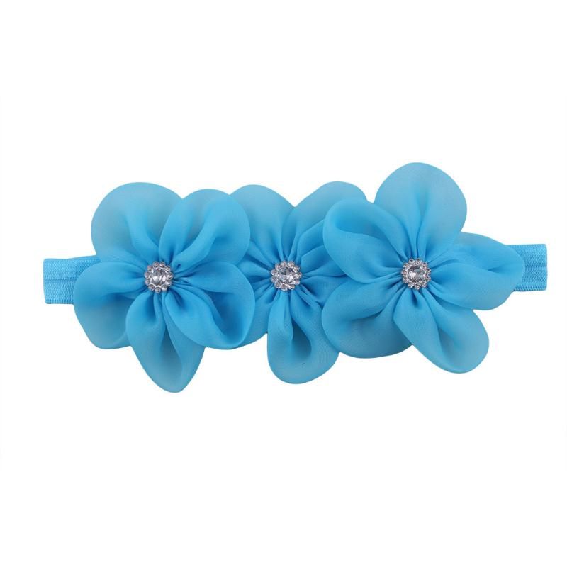 Blaues Blumenband