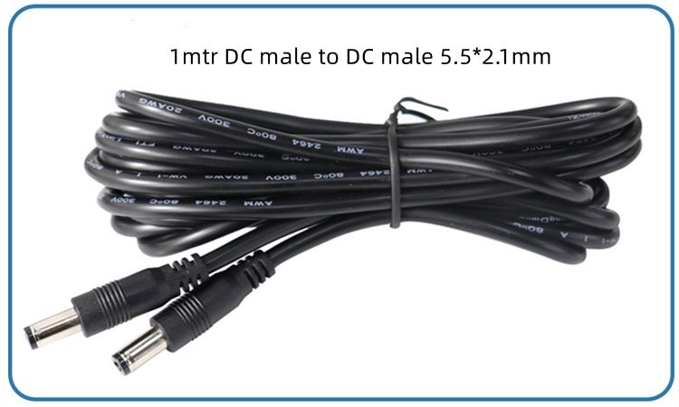 1MTR DC mâle à DC mâle