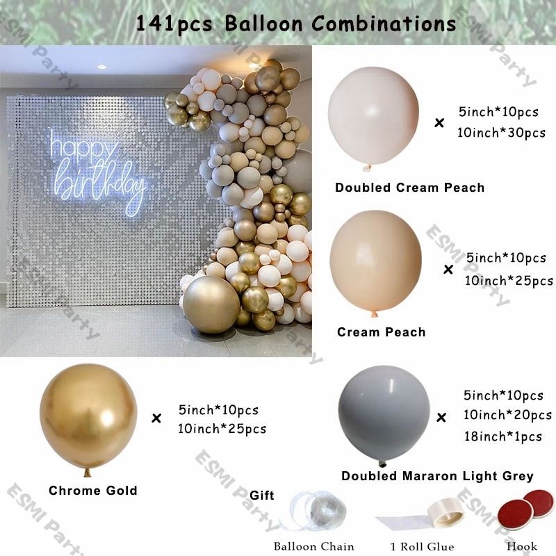 141pcs Balon-Diğer