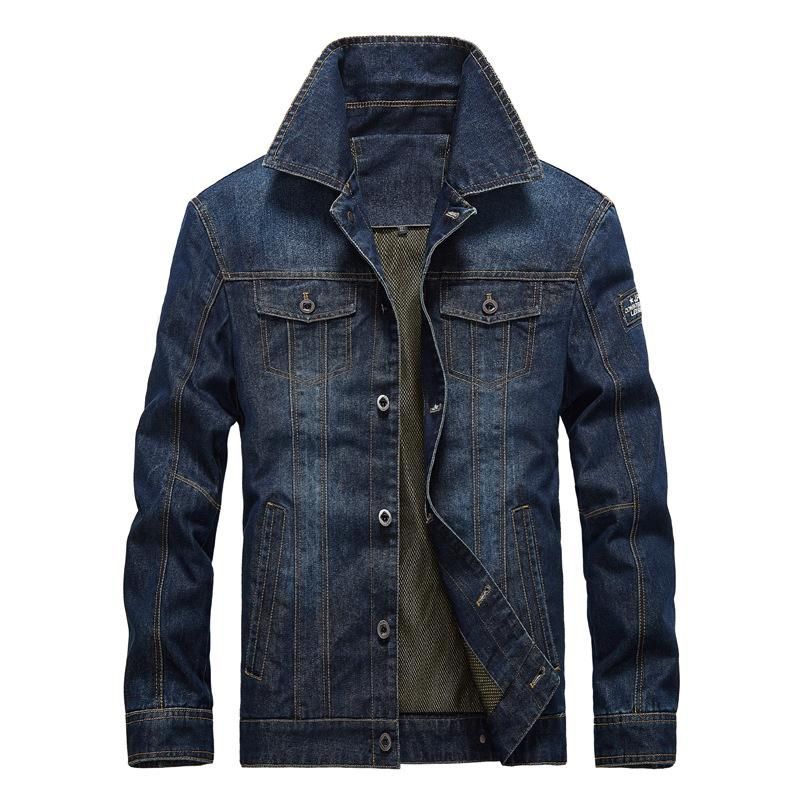 Denim fin bleu foncé