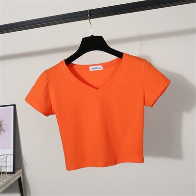 V-neck Orange