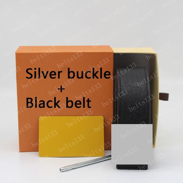 #09 taiga leather+silver buckle