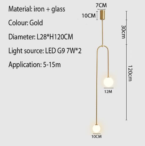 Goud 120 cm