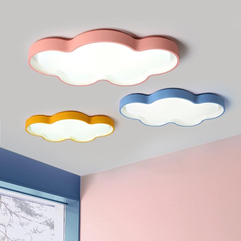 Lámparas colgantes Candelier de techo moderna para habitación para niñas para niñas con azules