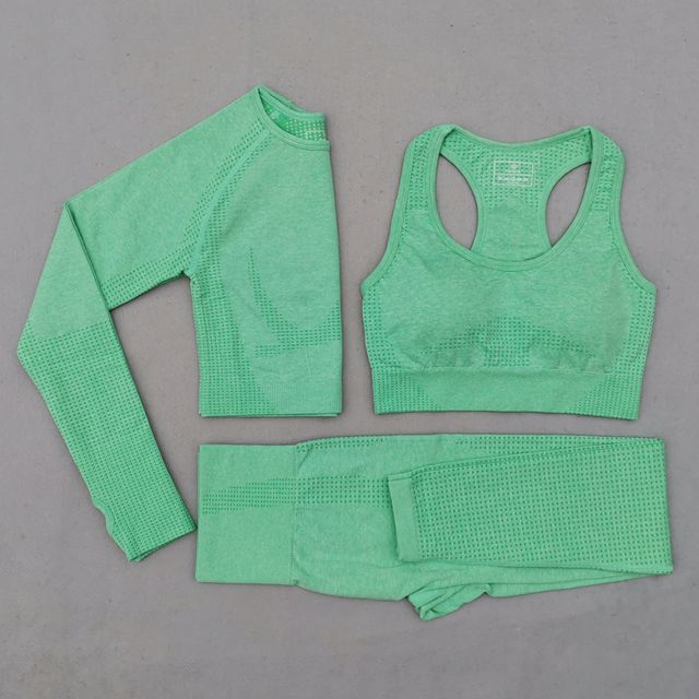 3 pcs green set.