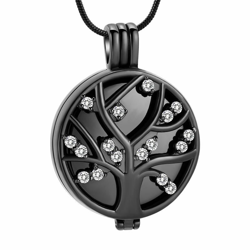 Pendentif en pierre blanc noir uniquement