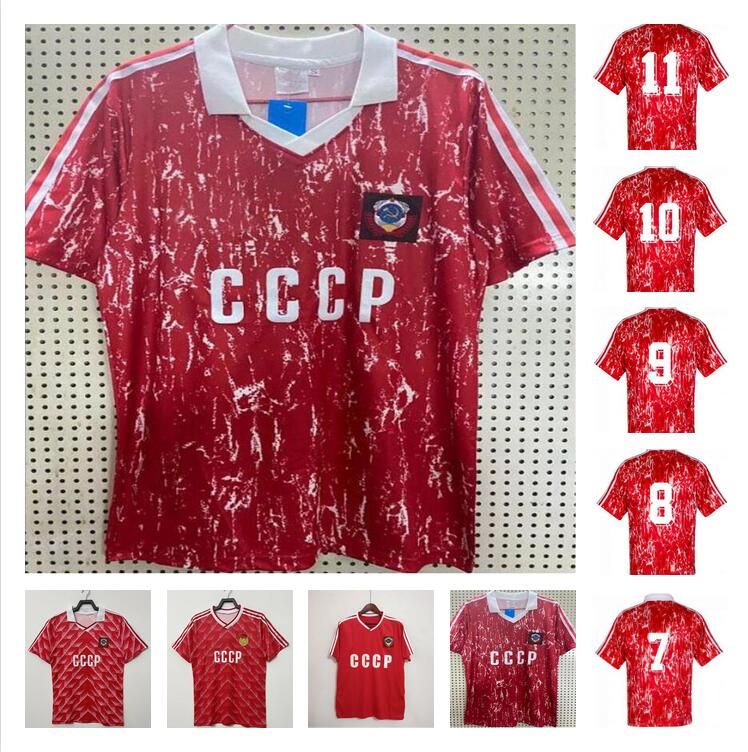 86 89 90 Retro Union Soccer Jerseys 1986 1987 1988 1989 1990 1991 CCCP
