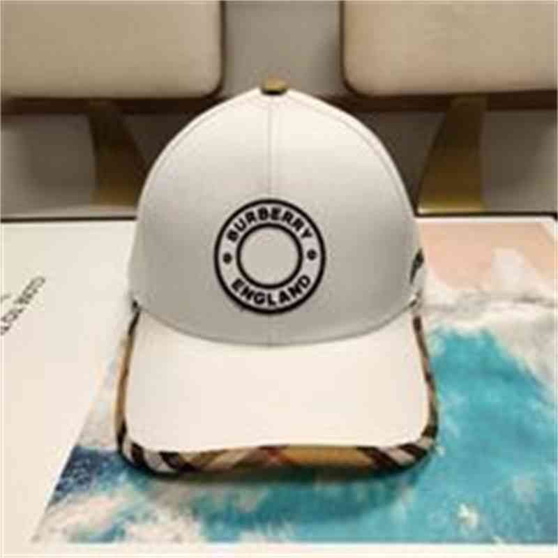 White Silicone Plaid Baseball Cap