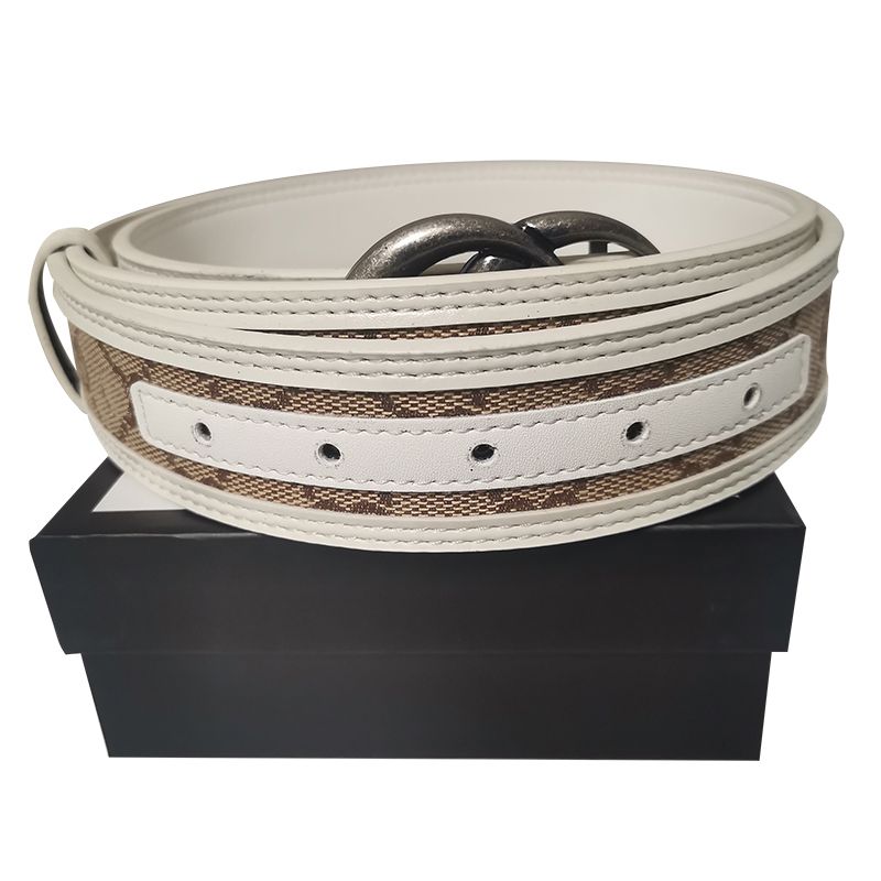 11-White and grey buckle