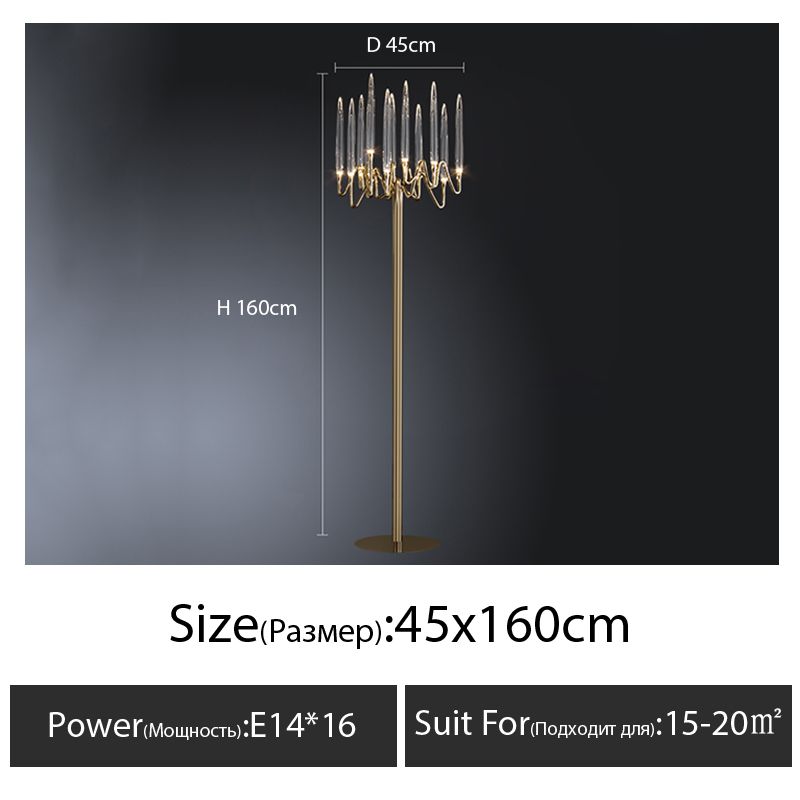 F Lampe 16Heads 45 * 160cm
