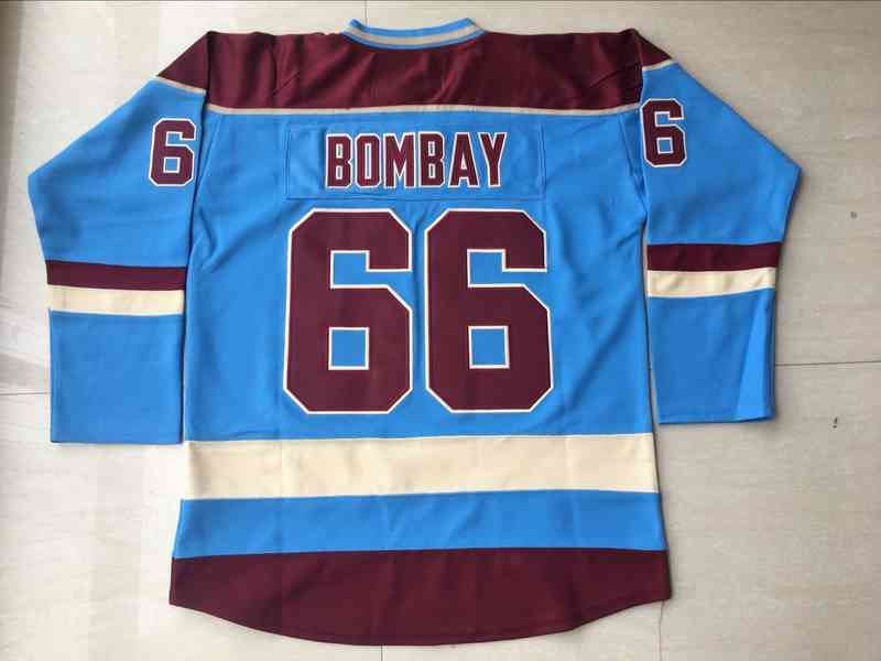 Any Name Number Waves Mighty Ducks Retro Custom Hockey Jersey Bombay Blue