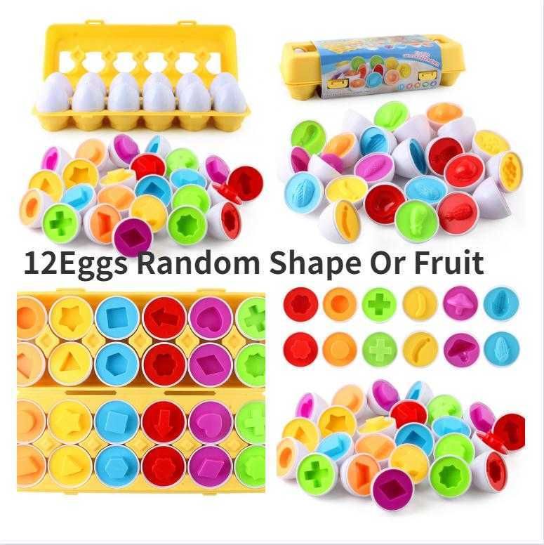 12pcs Eggs Random