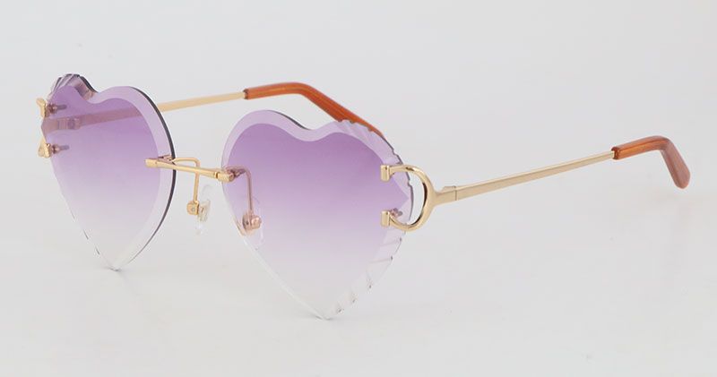 gold purple lens mix transparent brown