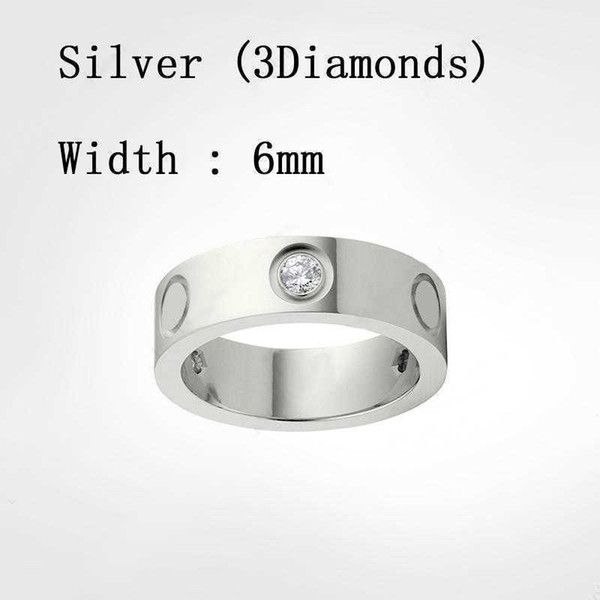 Diamantes de plata (6 mm)