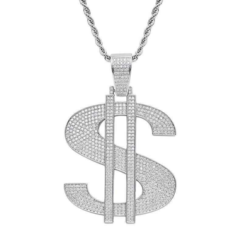 silver 24inch rope chain